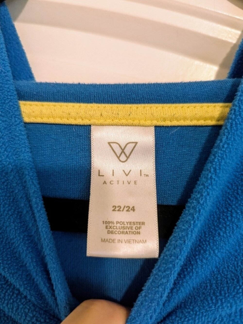 Livi 22/24 Active Blue Hooded Sweatshirt - Picture 2 of 3